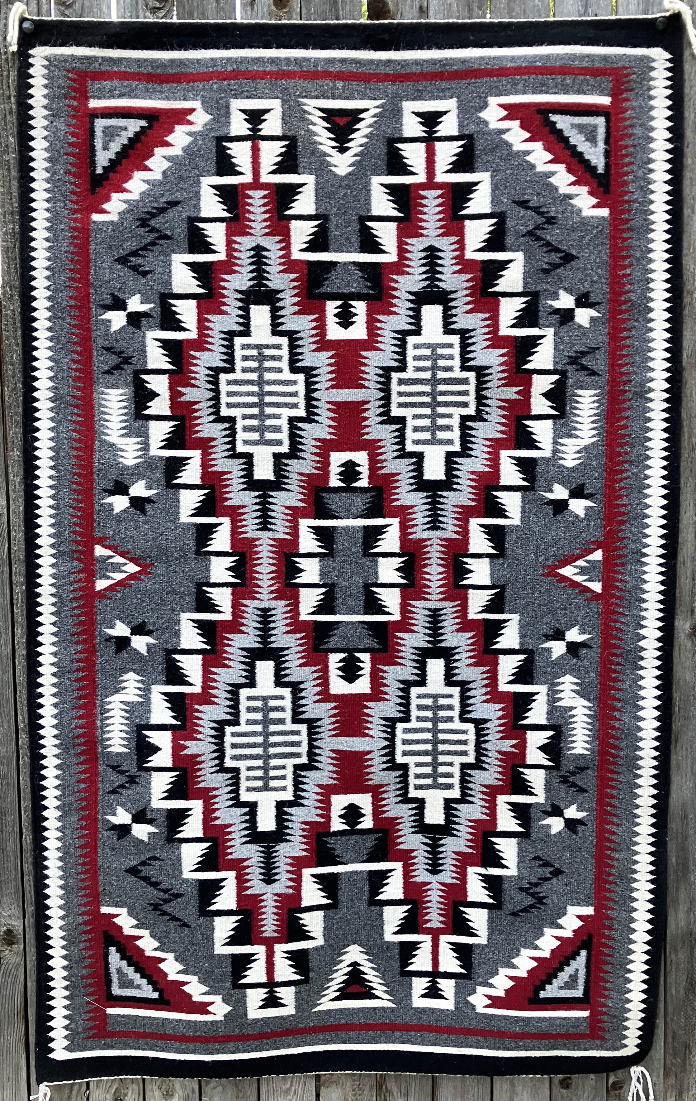 Maggi Lincoln | Navajo Ganado Weaving | Penfield Gallery of Indian Arts | Albuquerque, New Mexico